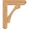 Ekena Millwork Legacy Craftsman Smooth Bracket w/ Offset Brace, Western Red Cedar, 5 1/2"W x 18"D x 22"H BKT0604X18X22LEC04SWR - alternate 2